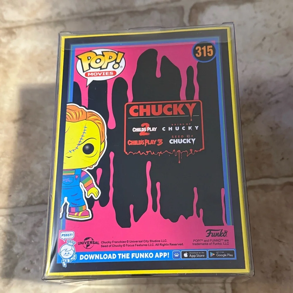 Funko Chucky Blacklight Figure - Picture 3 of 6